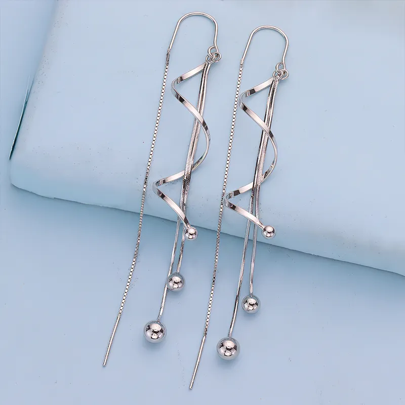 AIDIER 925 Sterling Silver Drop Earrings Women's-3
