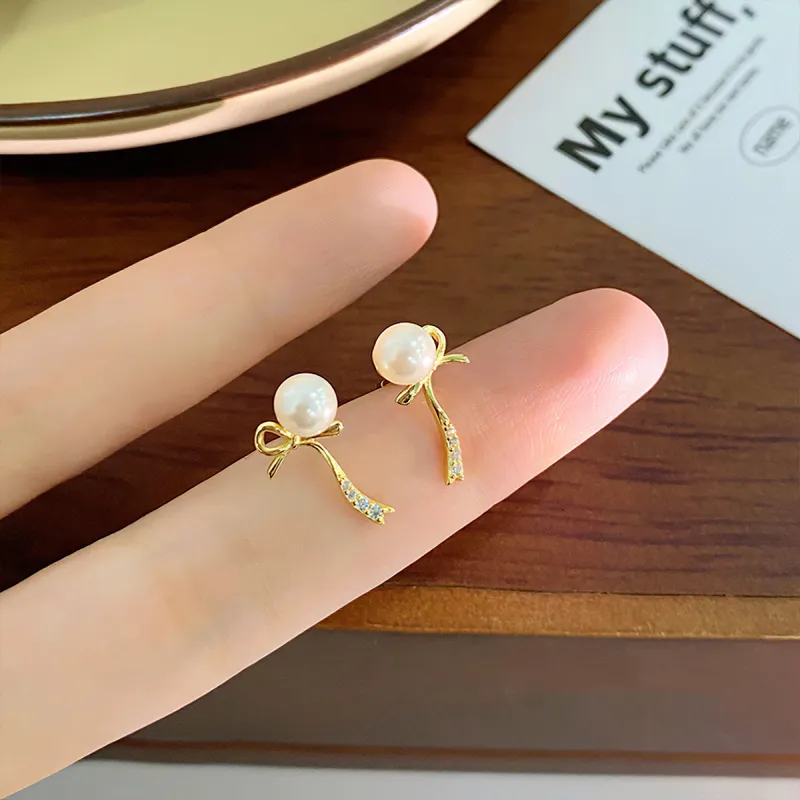 AIDIER 925 Sterling Silver Stud Earrings Women's-3