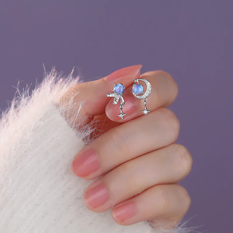 AIDIER 925 Sterling Silver Stud Earrings Women's-3
