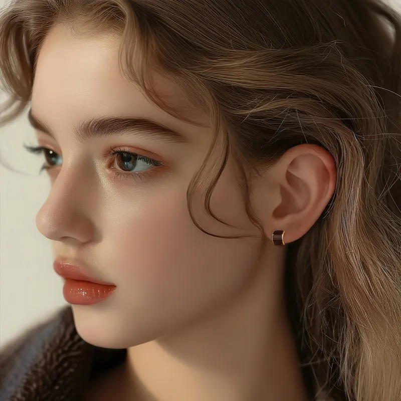 AIDIER 925 Sterling Silver Stud Earrings Women's-5