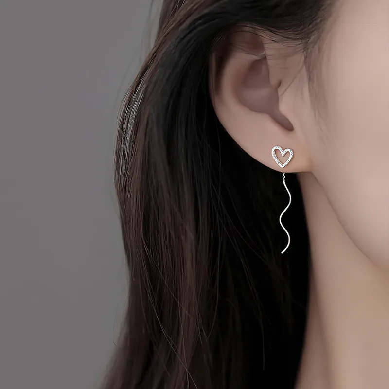 AIDIER 999 Fine Silver Drop Earrings Women's-3
