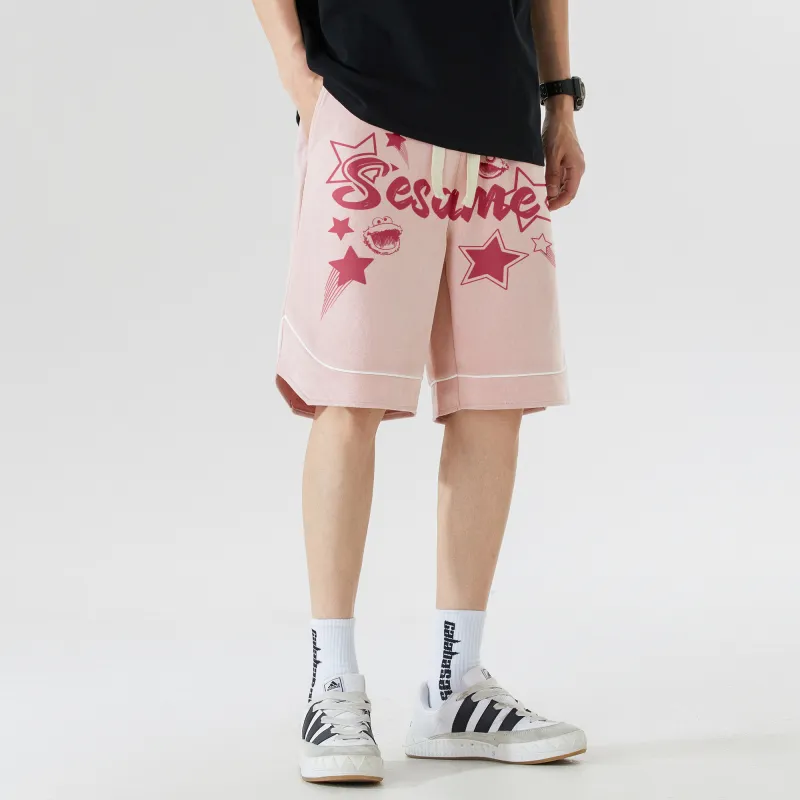 SESAME STREET Casual Shorts Unisex-15