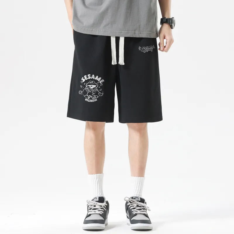 SESAME STREET Casual Shorts Unisex-3