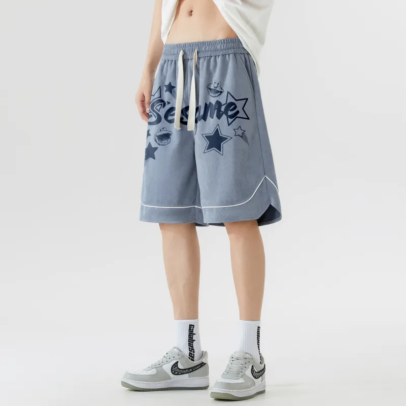 SESAME STREET Casual Shorts Unisex-11