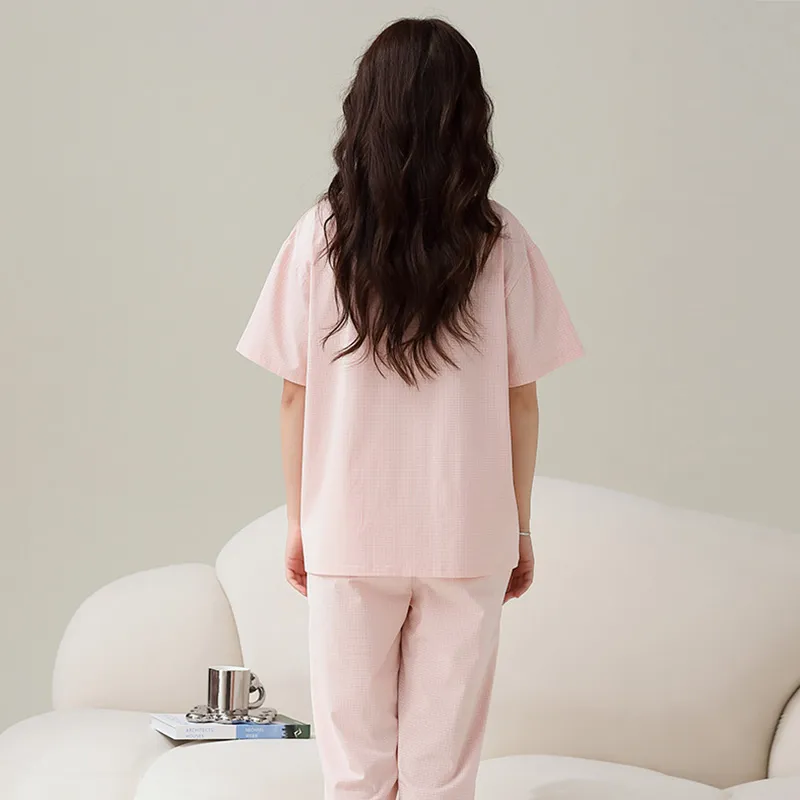 The Story Of The Flower Season Pajama Set Women's Pink-1