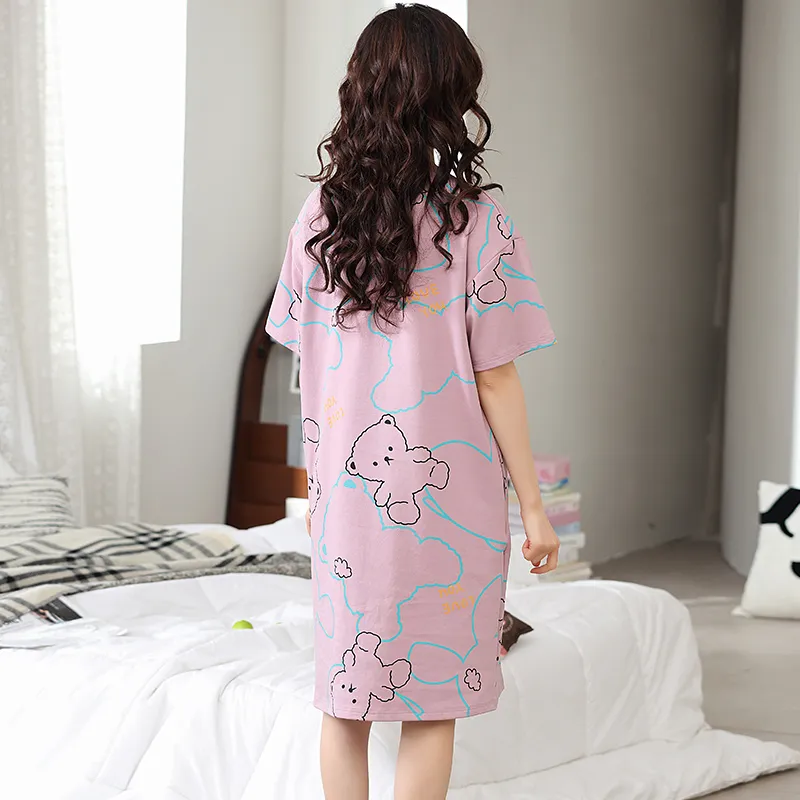 The Story Of The Flower Season Nightgown Women's Purple-1