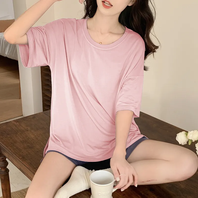 The Story Of The Flower Season Pajama Set Women's Pink-7
