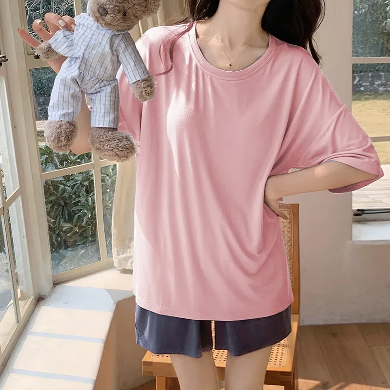 The Story Of The Flower Season Pajama Set Women's Pink-4