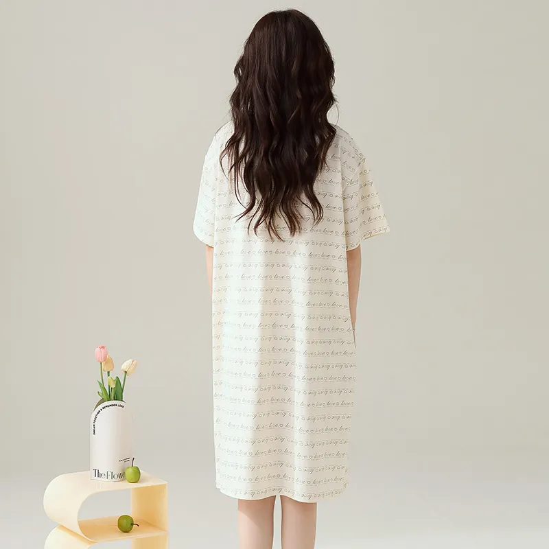 The Story Of The Flower Season Nightgown Women's Ecru-1
