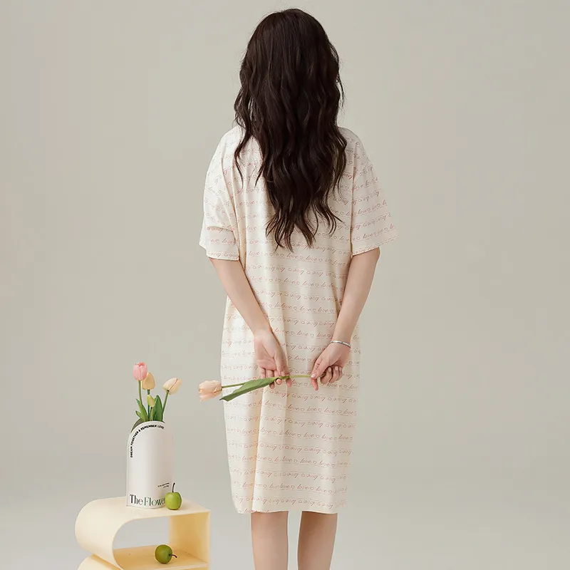 The Story Of The Flower Season Nightgown Women's Ecru-1