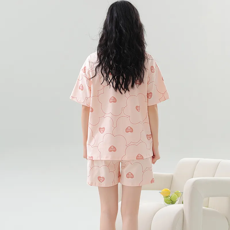 The Story Of The Flower Season Pajama Set Women's Lotus Color-1