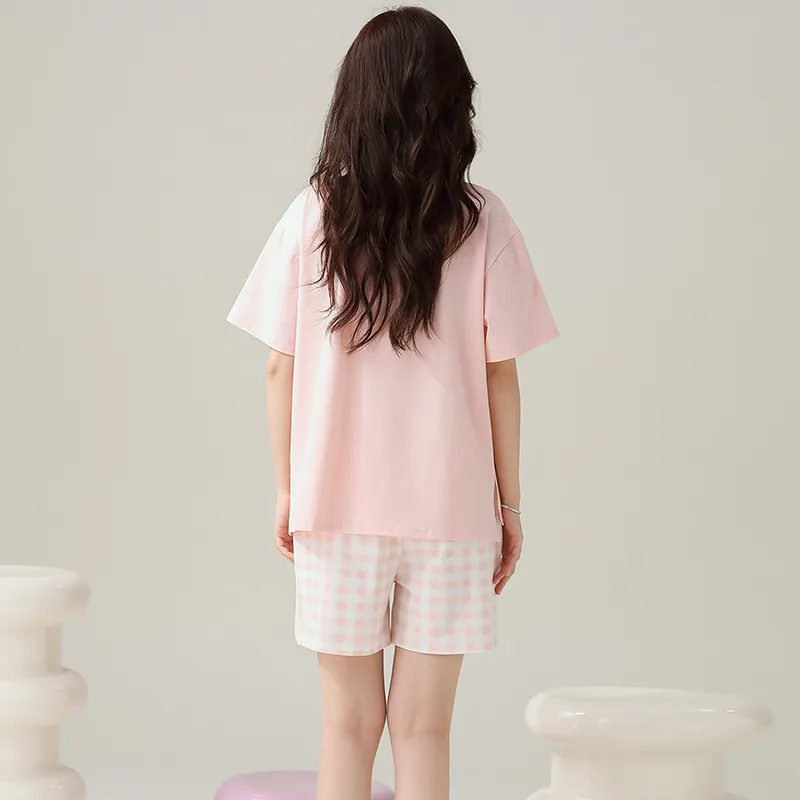 The Story Of The Flower Season Pajama Set Women's Pink-1