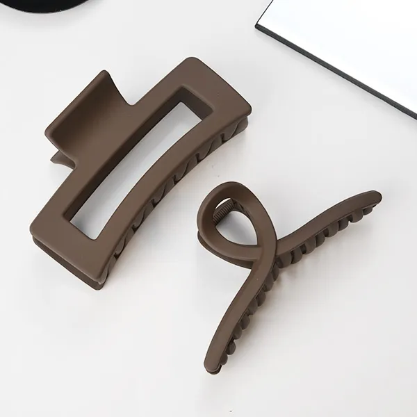 Left Europe Acrylic Hair Clips Women's-5
