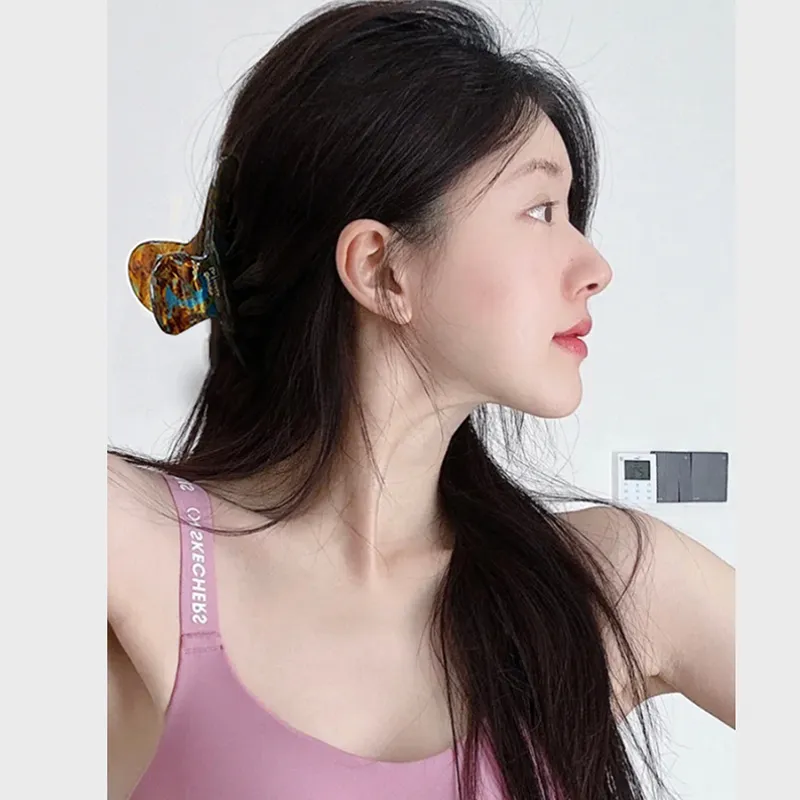 Left Europe Acetate Hair Clips Women's-3