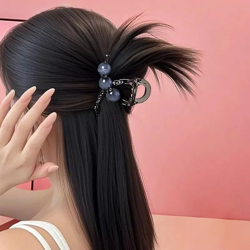Left Europe Acrylic Hair Clips Women's-3