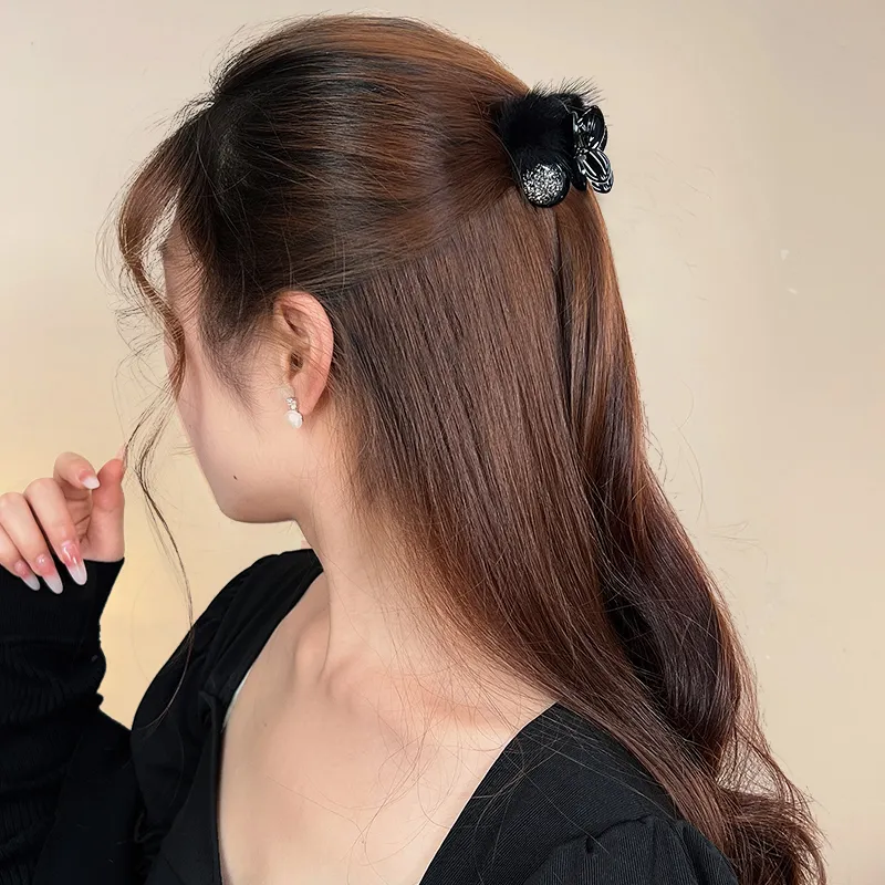 Left Europe Acetate Plate Hair Clips Women's-3