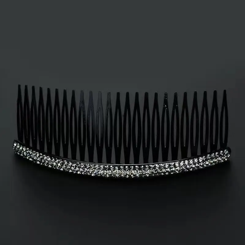 Left Europe Artificial Rhinestone Hair Clips Women's-1