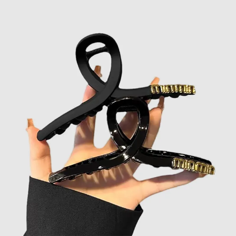 Left Europe Acrylic Hair Clips Women's-6