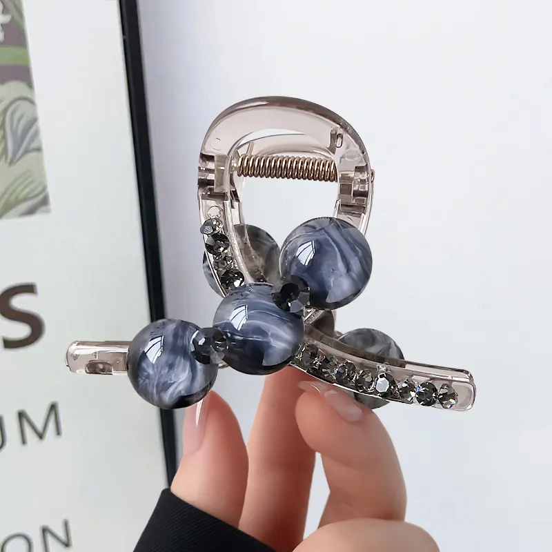 Left Europe Acrylic Hair Clips Women's-4