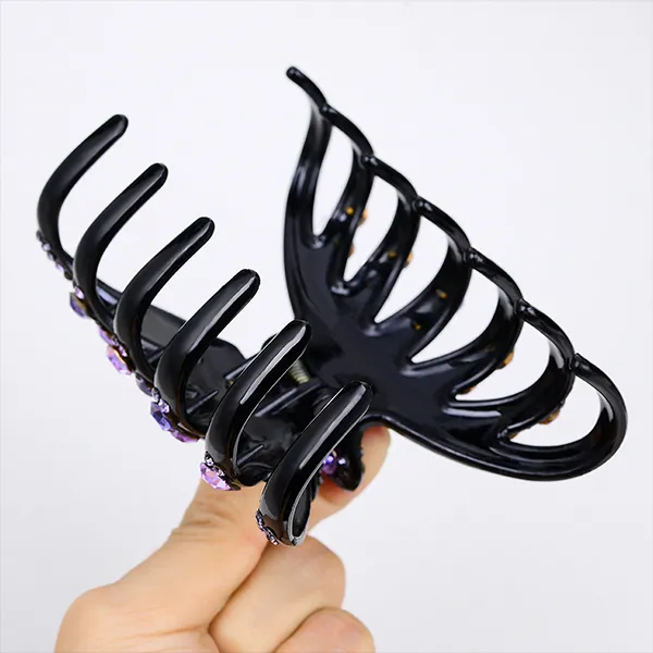 Left Europe Acrylic Hair Clips Women's-7