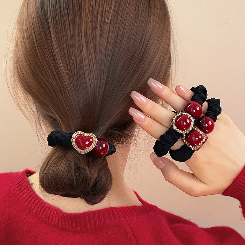 Left Europe Alloy Hair Tie Women's-2