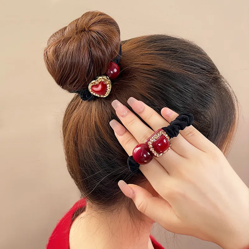 Left Europe Alloy Hair Tie Women's-1