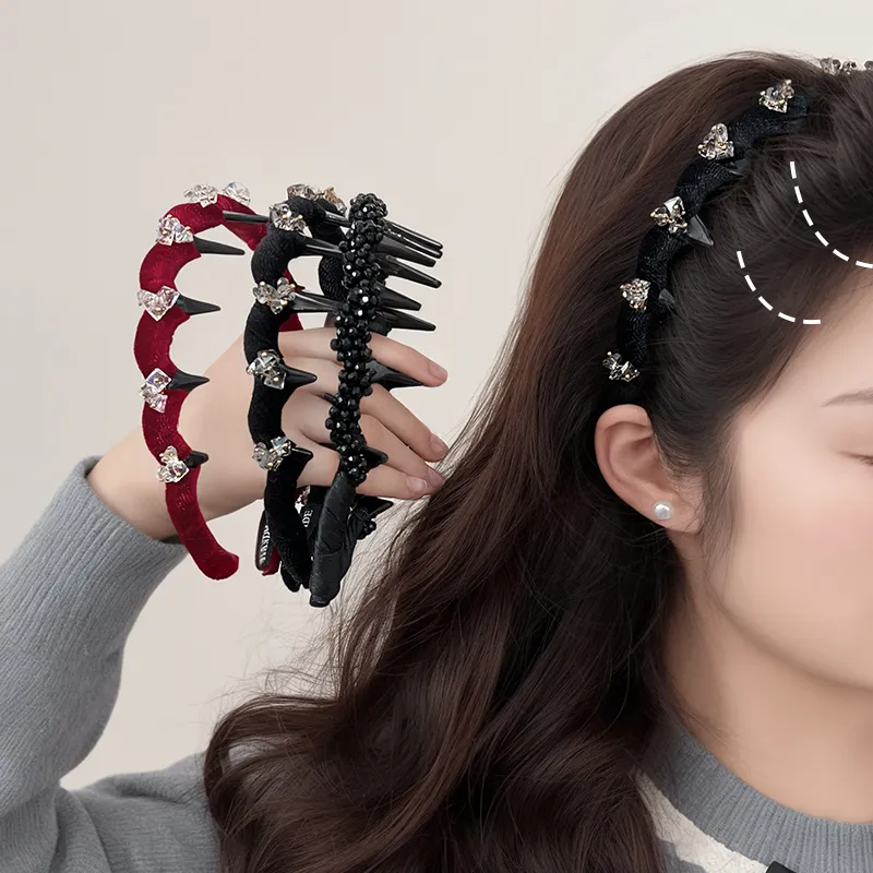 Left Europe Fabric Headbands Women's-1