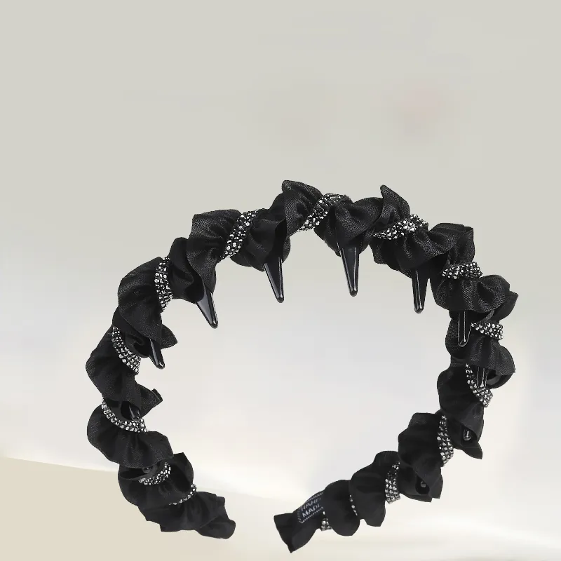 Left Europe Light Luxury Toothed Headband Premium Feel Fashion Headbands Women's-2