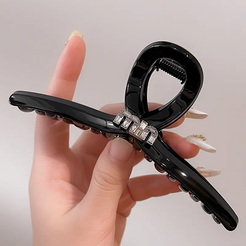 Left Europe Acrylic Hair Clips Women's-3