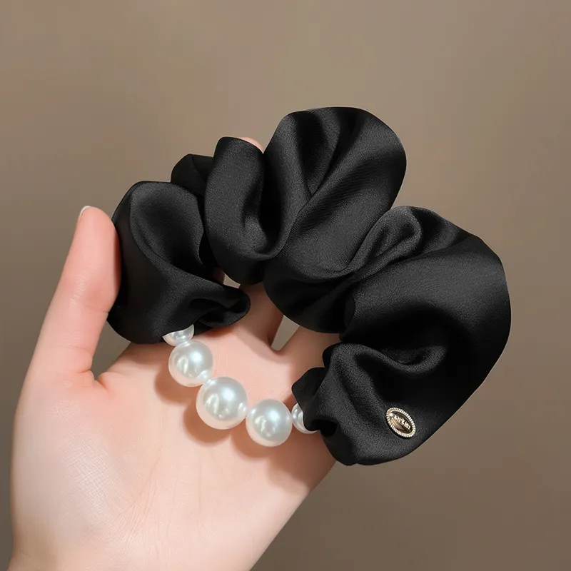 Left Europe Satin Hair Tie Women's-2