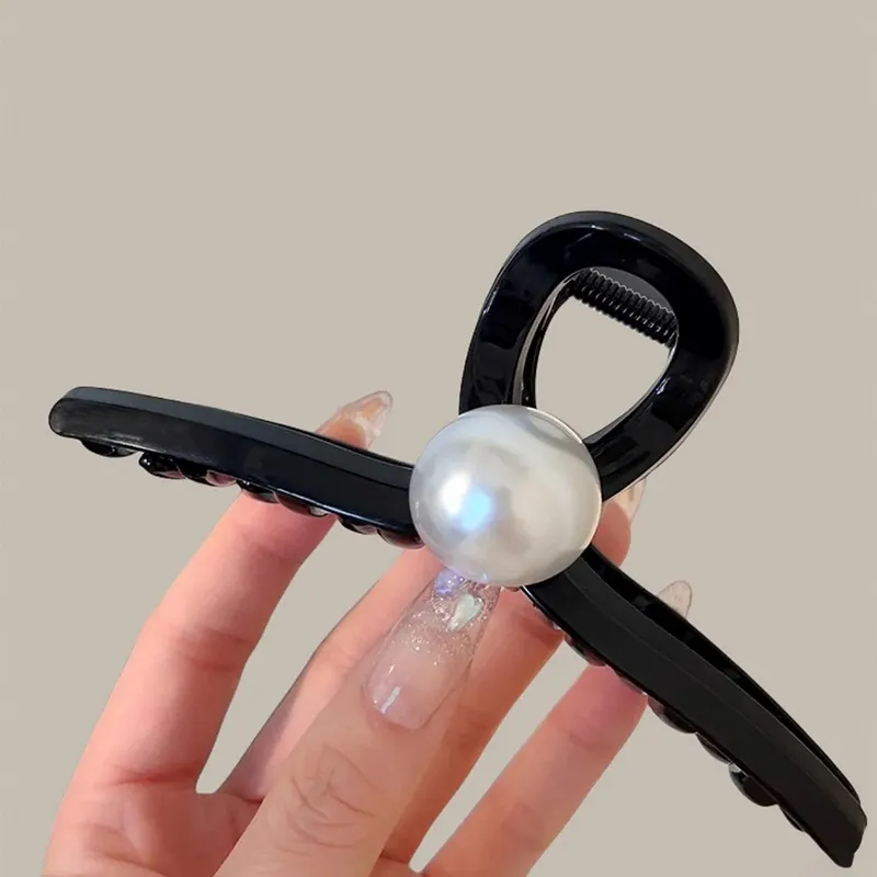 Left Europe Acrylic Hair Clips Women's-2
