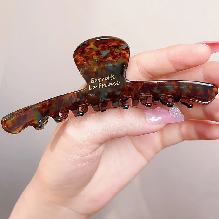 Left Europe Acetate Hair Clips Women's-2