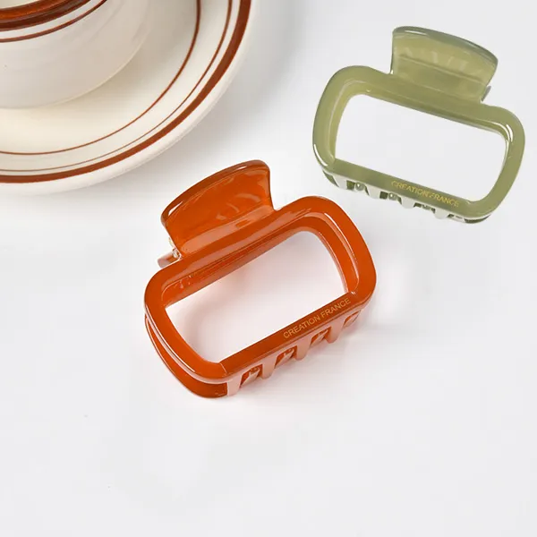 Left Europe Acetate Hair Clips Women's-4