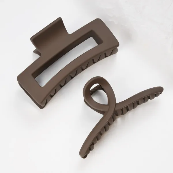 Left Europe Acrylic Hair Clips Women's-7