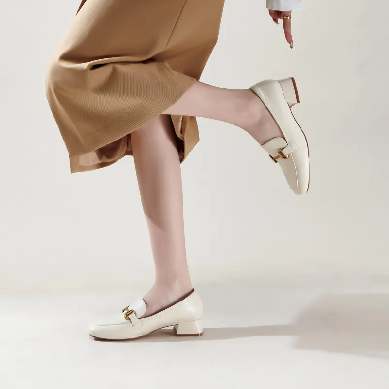 PT'SON Loafers Women's Ecru/Apricot-6