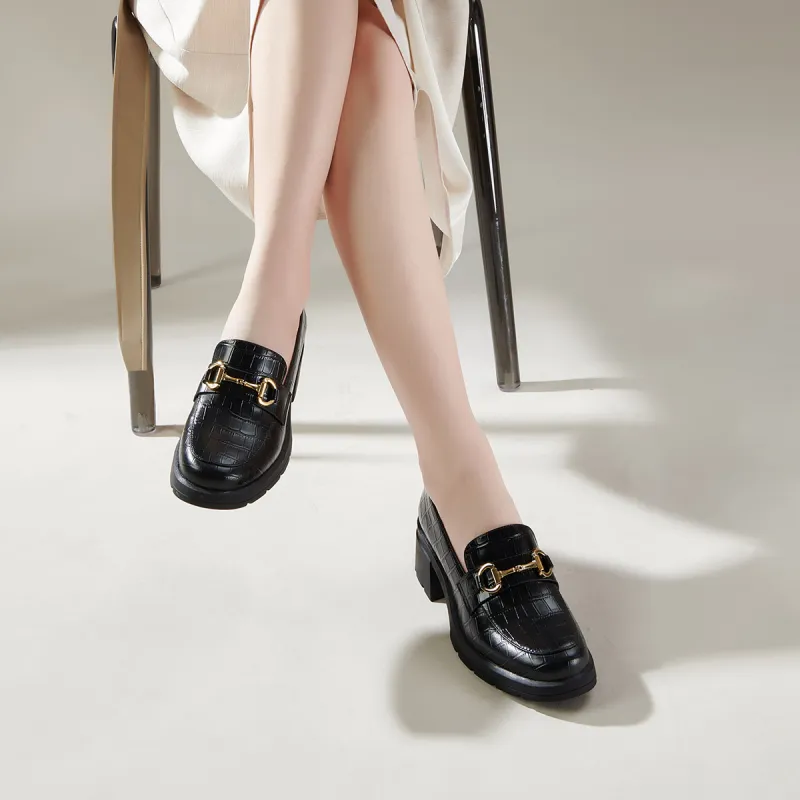 PT'SON Loafers Women's White/8 Black-15