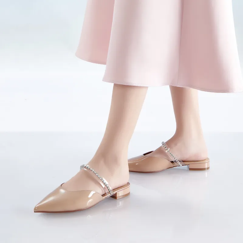 PT'SON Wrap toe Slippers 2.3cm Women's-8