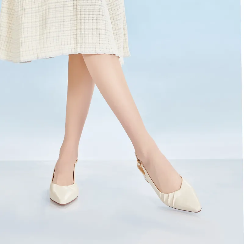 PT'SON Chunky Heel High Heels 5.2cm Women's-9