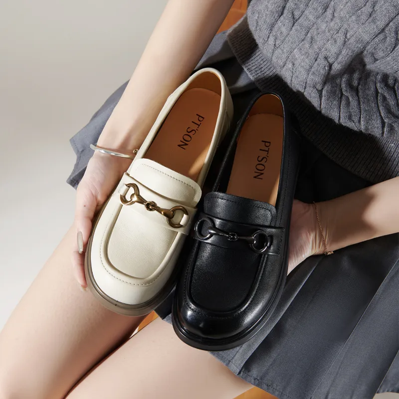 PT'SON Loafers Women's Black-3