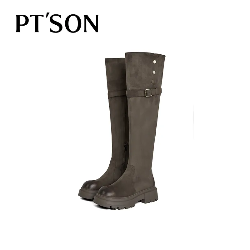 PT'SON Knee high Boots Women's-1