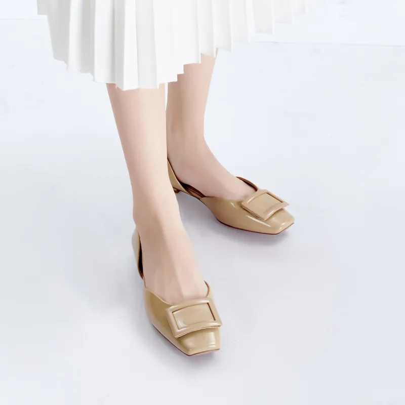PT'SON Casual Single Shoes 1.5cm Women's-6