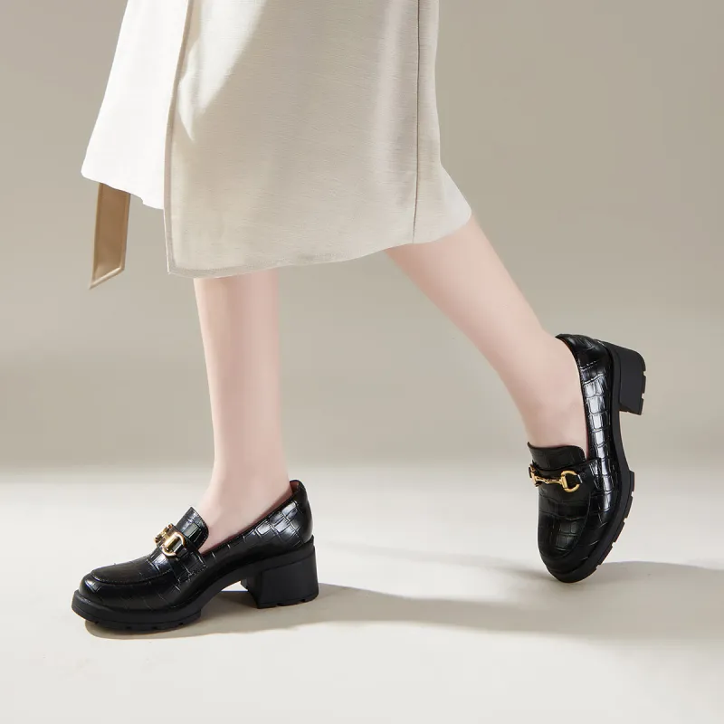 PT'SON Loafers Women's White/8 Black-13