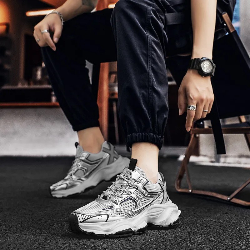 TEXWOOD Galaxy Warship Collection Cushioning Height Increase Low Top Casual Shoes Unisex-5