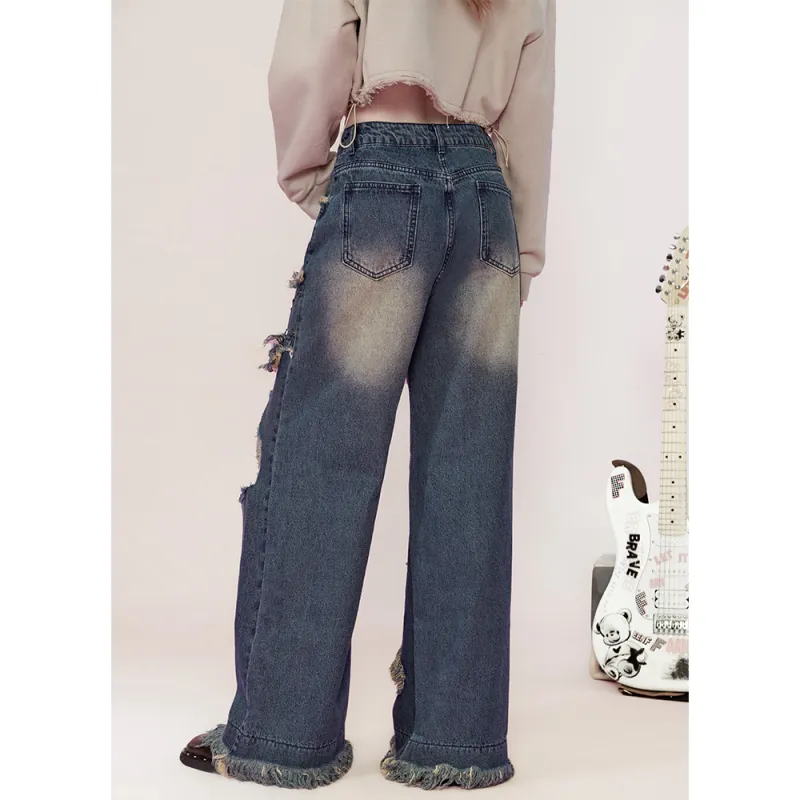 SEENFAAN Jeans Women's Blue-4
