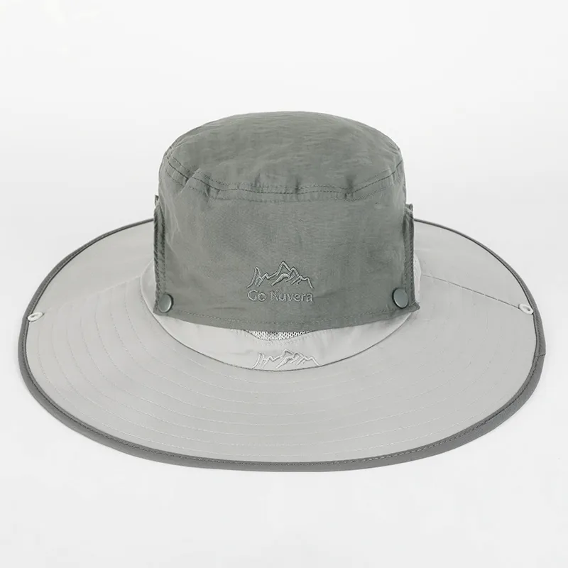 MOUNTAIN FREE Mixed Fiber Sun Protection Hats Unisex-3