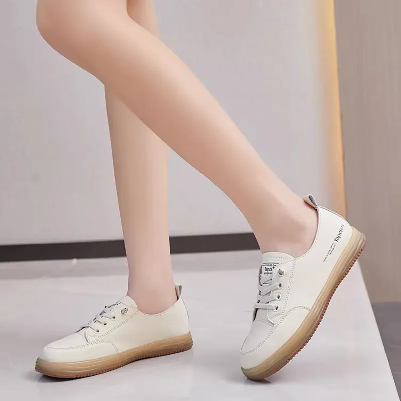 O.L Casual Single Shoes Women's Beige-3