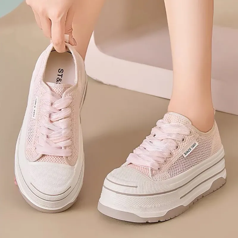 O.L Slip Resistant, Abrasion Resistant, Breathable Low Top Skateboard Shoes Women's-6