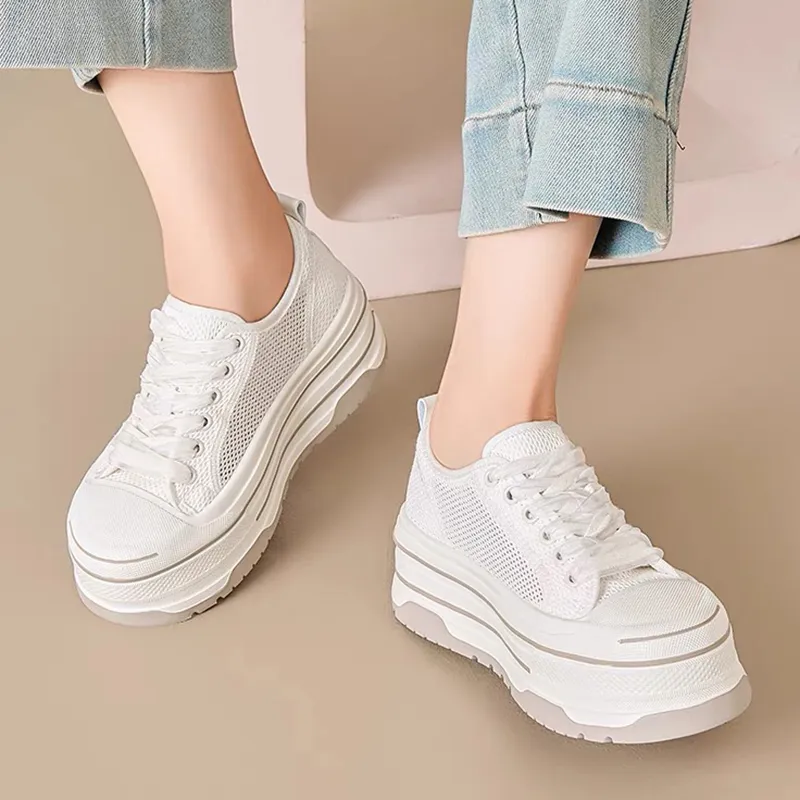 O.L Slip Resistant, Abrasion Resistant, Breathable Low Top Skateboard Shoes Women's-1