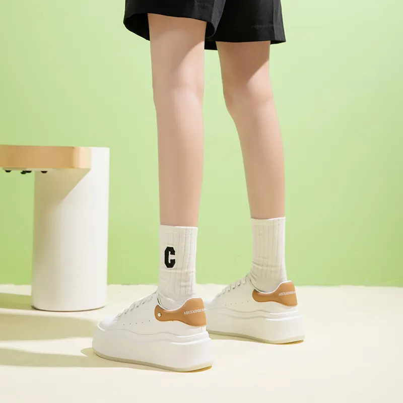 O.L Anti-Slip Wear-Resistant Lightweight Breathable Low-Top Skateboard Shoes Women's-4
