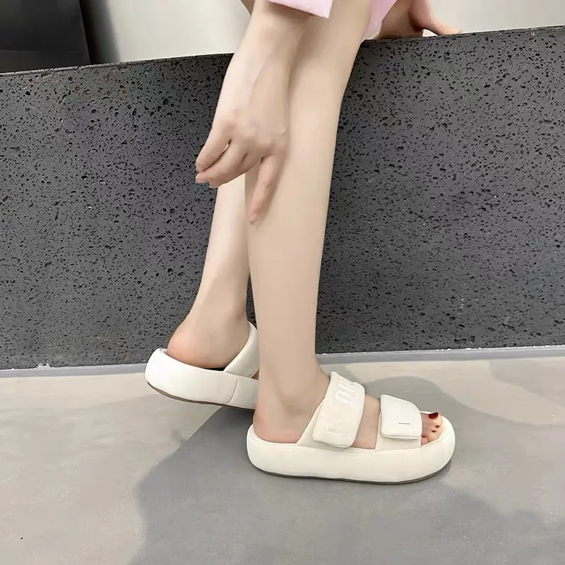 O.L Embroidery Slip Resistant Odor Resistant Abrasion Resistant Slide Slippers Women's-8